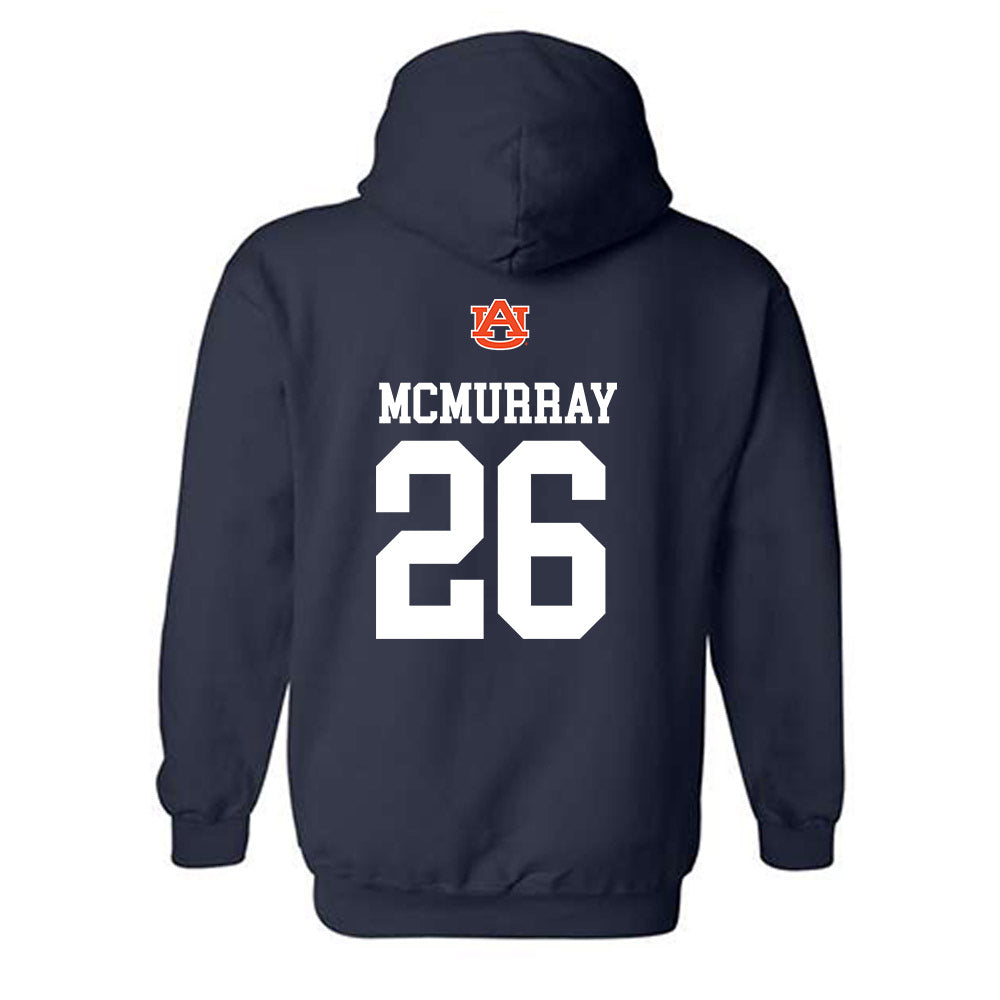 Auburn - NCAA Baseball : Cooper McMurray - Hooded Sweatshirt Replica Shersey