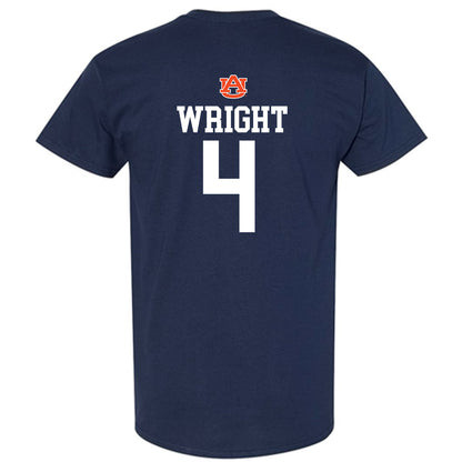 Auburn - NCAA Baseball : Carter Wright - T-Shirt Replica Shersey