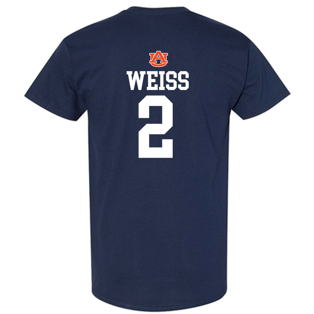 Auburn - NCAA Baseball : Cooper Weiss - T-Shirt Replica Shersey