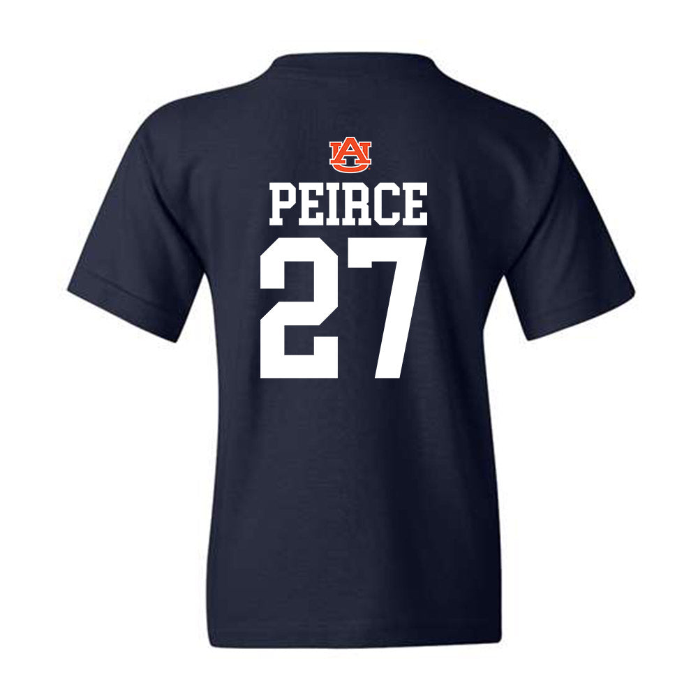 Auburn - NCAA Baseball : Bobby Peirce - Youth T-Shirt Replica Shersey