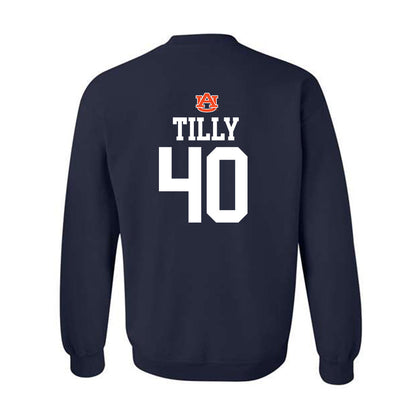 Auburn - NCAA Baseball : Cameron Tilly - Crewneck Sweatshirt Replica Shersey