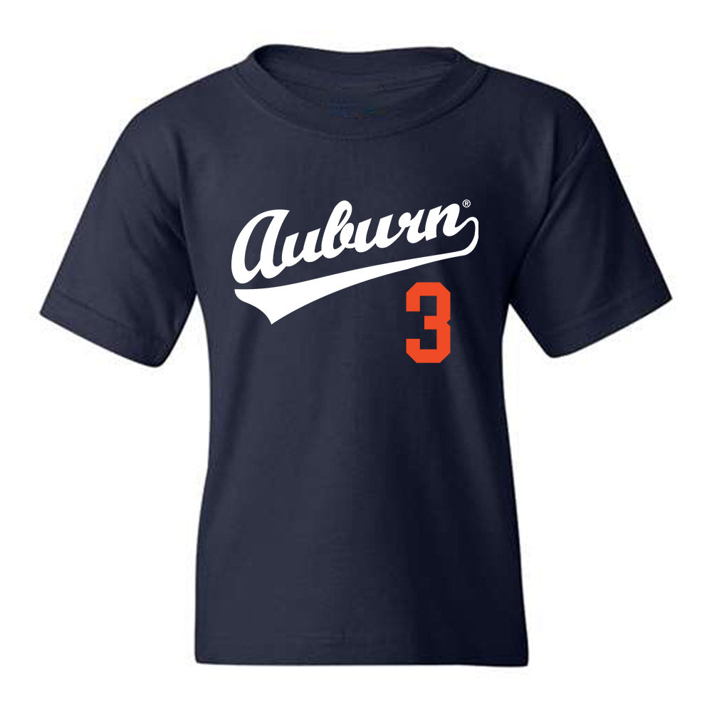 Auburn - NCAA Baseball : Chris Stanfield - Youth T-Shirt Replica Shersey