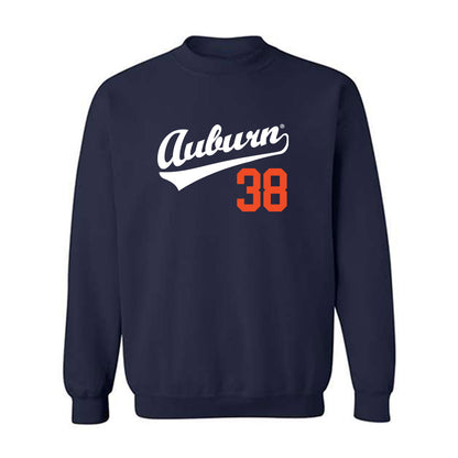 Auburn - NCAA Baseball : Conner McBride - Crewneck Sweatshirt Replica Shersey