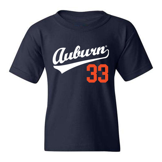 Auburn - NCAA Baseball : Will Cannon - Youth T-Shirt Replica Shersey