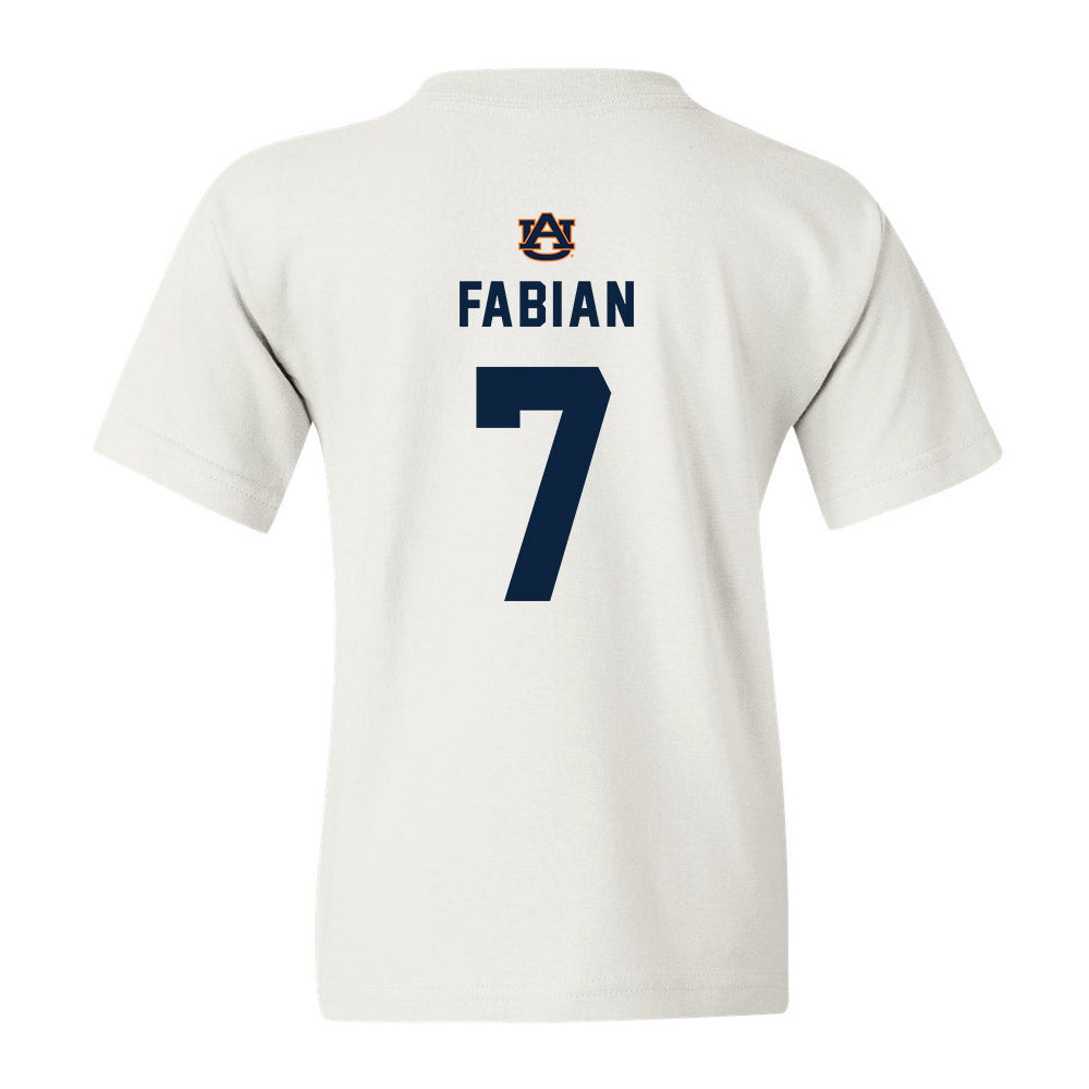 Auburn - NCAA Baseball : Deric Fabian - Youth T-Shirt Replica Shersey