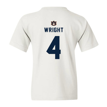 Auburn - NCAA Baseball : Carter Wright - Youth T-Shirt Replica Shersey