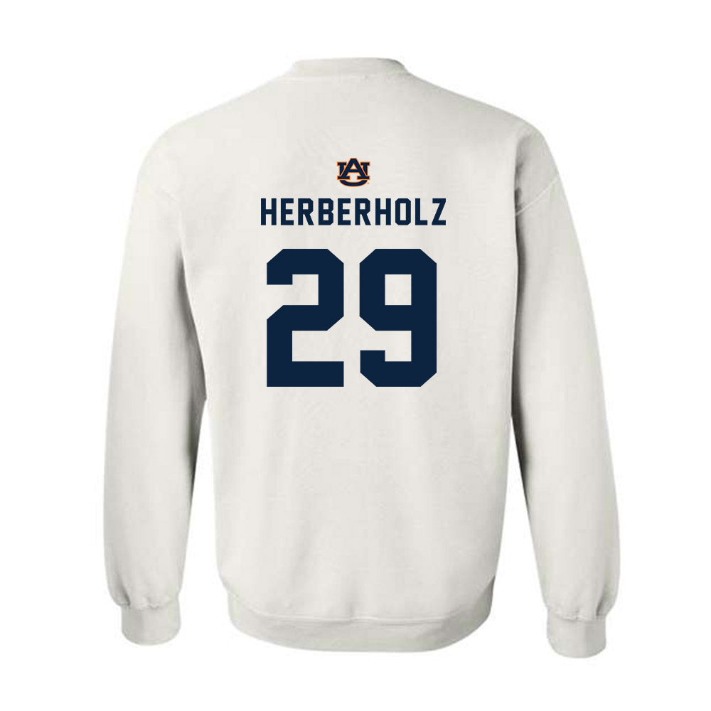 Auburn - NCAA Baseball : Christian Herberholz - Crewneck Sweatshirt Replica Shersey