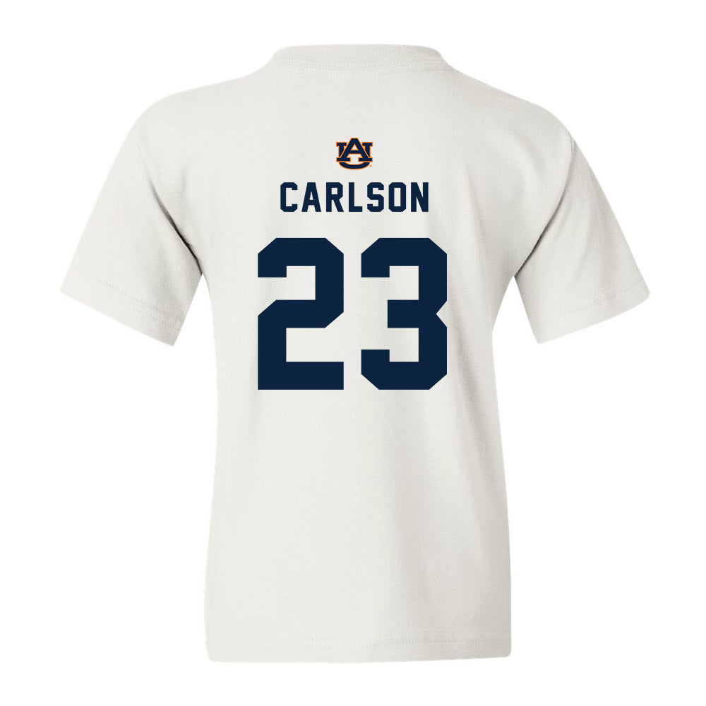 Auburn - NCAA Baseball : Parker Carlson - Youth T-Shirt Replica Shersey