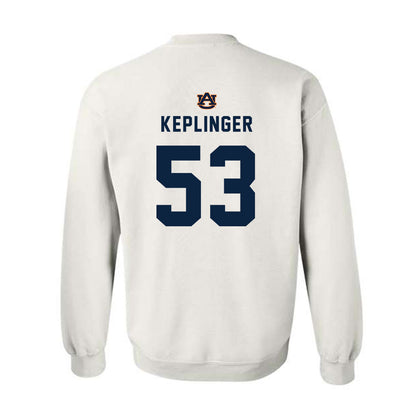 Auburn - NCAA Baseball : Konner Keplinger - Crewneck Sweatshirt Replica Shersey