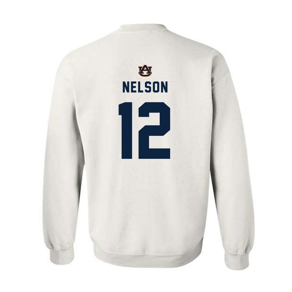 Auburn - NCAA Baseball : Drew Nelson - Crewneck Sweatshirt Replica Shersey