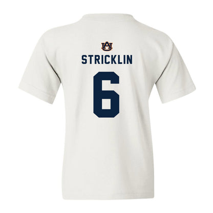 Auburn - NCAA Baseball : Cale Stricklin - Youth T-Shirt Replica Shersey