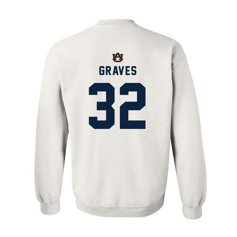 Auburn - NCAA Baseball : Griffin Graves - Crewneck Sweatshirt Replica Shersey