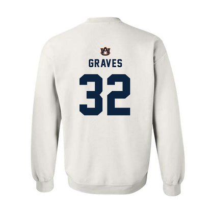 Auburn - NCAA Baseball : Griffin Graves - Crewneck Sweatshirt Replica Shersey