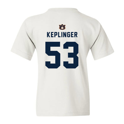 Auburn - NCAA Baseball : Konner Keplinger - Youth T-Shirt Replica Shersey