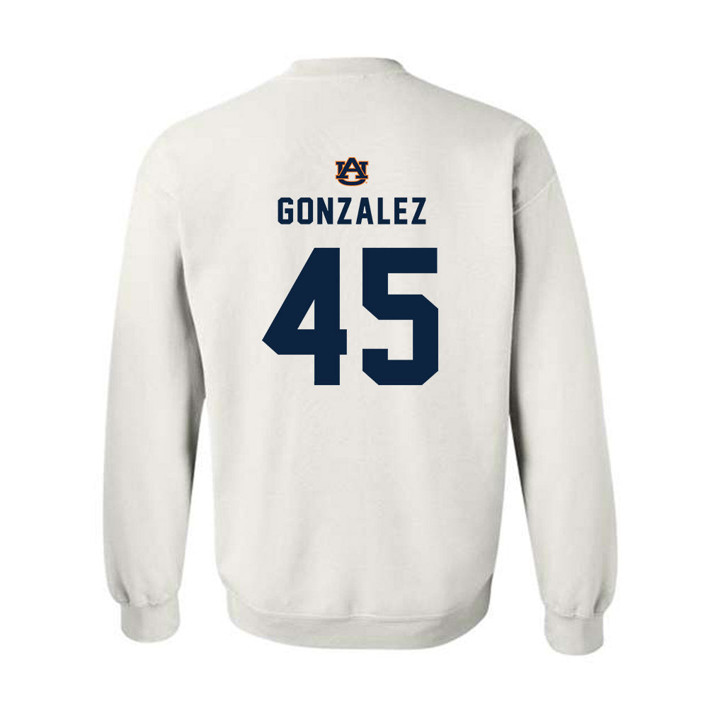 Auburn - NCAA Baseball : Joseph Gonzalez - Crewneck Sweatshirt Replica Shersey