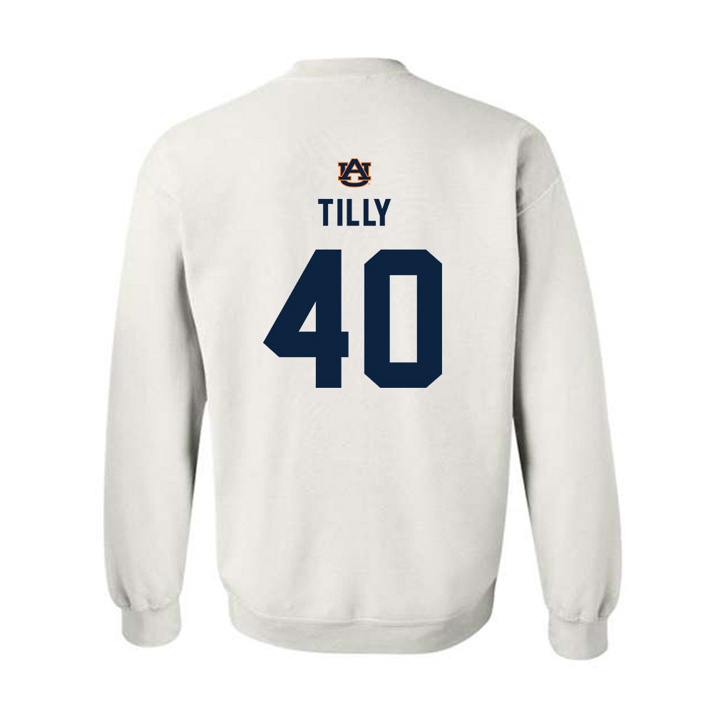 Auburn - NCAA Baseball : Cameron Tilly - Crewneck Sweatshirt Replica Shersey