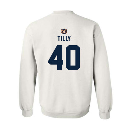 Auburn - NCAA Baseball : Cameron Tilly - Crewneck Sweatshirt Replica Shersey