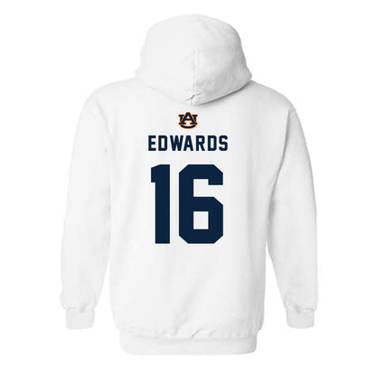 Auburn - NCAA Baseball : Cole Edwards - Hooded Sweatshirt Replica Shersey