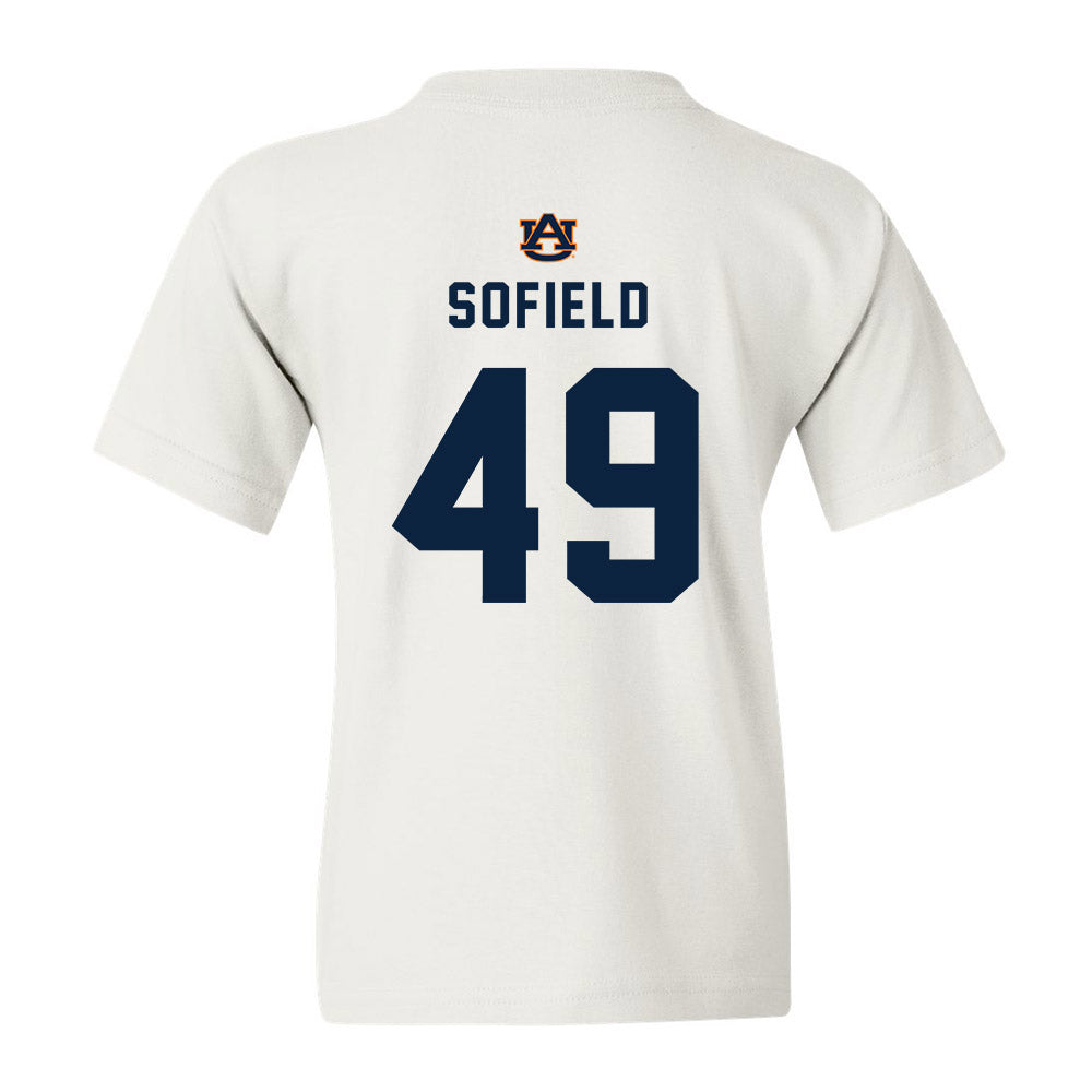 Auburn - NCAA Baseball : Drew Sofield - Youth T-Shirt Replica Shersey