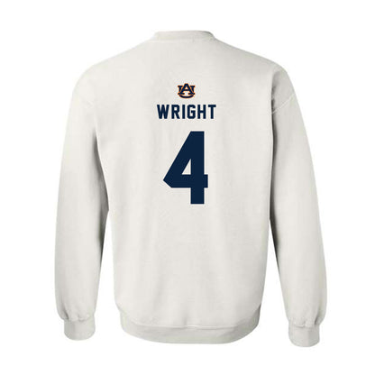 Auburn - NCAA Baseball : Carter Wright - Crewneck Sweatshirt Replica Shersey