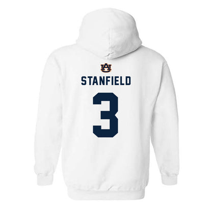 Auburn - NCAA Baseball : Chris Stanfield - Hooded Sweatshirt Replica Shersey