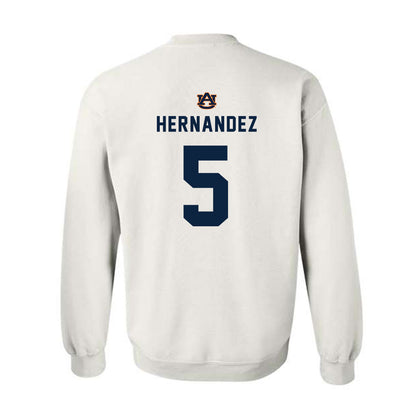 Auburn - NCAA Baseball : Javon Hernandez - Crewneck Sweatshirt Replica Shersey