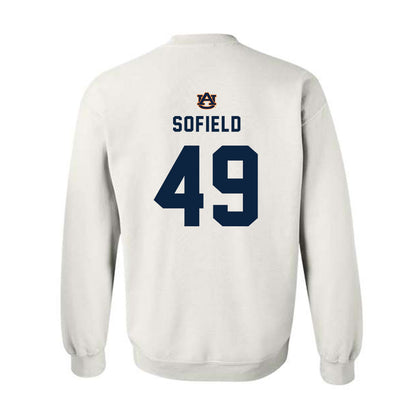 Auburn - NCAA Baseball : Drew Sofield - Crewneck Sweatshirt Replica Shersey