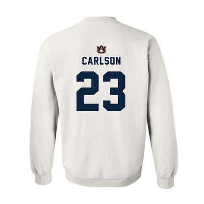 Auburn - NCAA Baseball : Parker Carlson - Crewneck Sweatshirt Replica Shersey