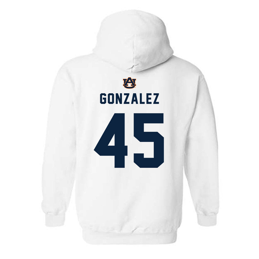 Auburn - NCAA Baseball : Joseph Gonzalez - Hooded Sweatshirt Replica Shersey