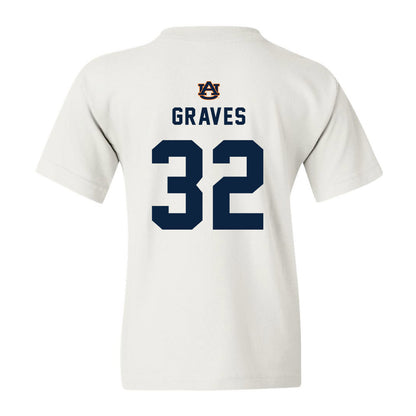 Auburn - NCAA Baseball : Griffin Graves - Youth T-Shirt Replica Shersey