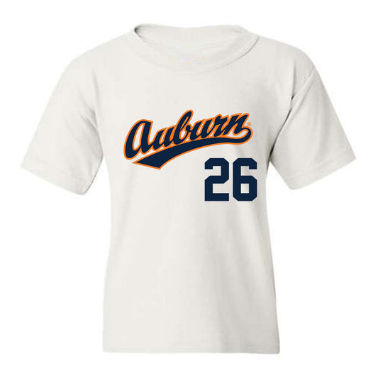 Auburn - NCAA Baseball : Cooper McMurray - Youth T-Shirt Replica Shersey