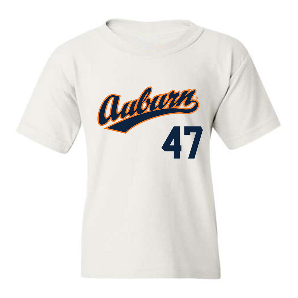 Auburn - NCAA Baseball : Cameron Keshock - Youth T-Shirt Replica Shersey