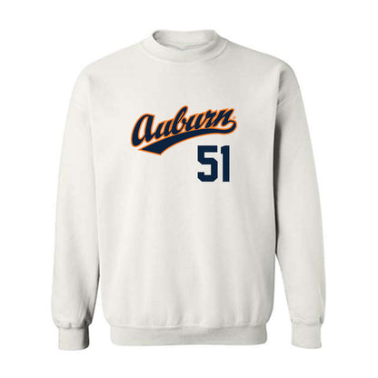 Auburn - NCAA Baseball : Ty Mauldin - Crewneck Sweatshirt Replica Shersey