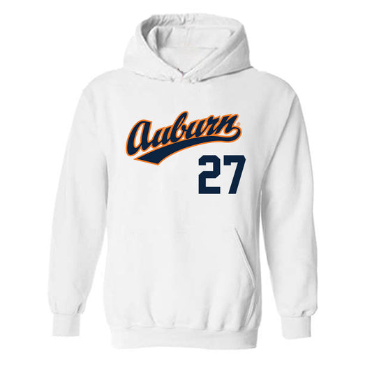Auburn - NCAA Baseball : Bobby Peirce - Hooded Sweatshirt Replica Shersey
