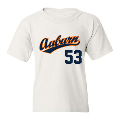 Auburn - NCAA Baseball : Konner Keplinger - Youth T-Shirt Replica Shersey