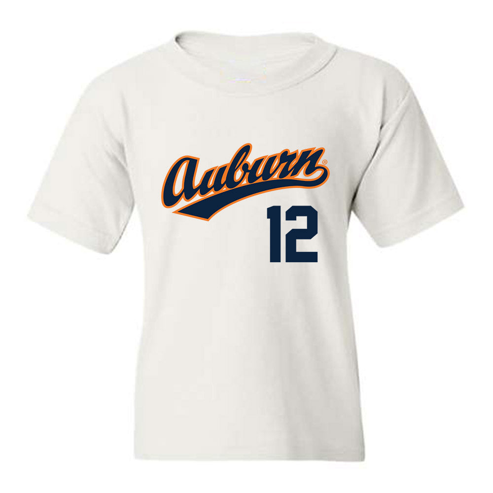 Auburn - NCAA Baseball : Drew Nelson - Youth T-Shirt Replica Shersey