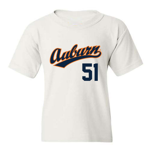 Auburn - NCAA Baseball : Ty Mauldin - Youth T-Shirt Replica Shersey