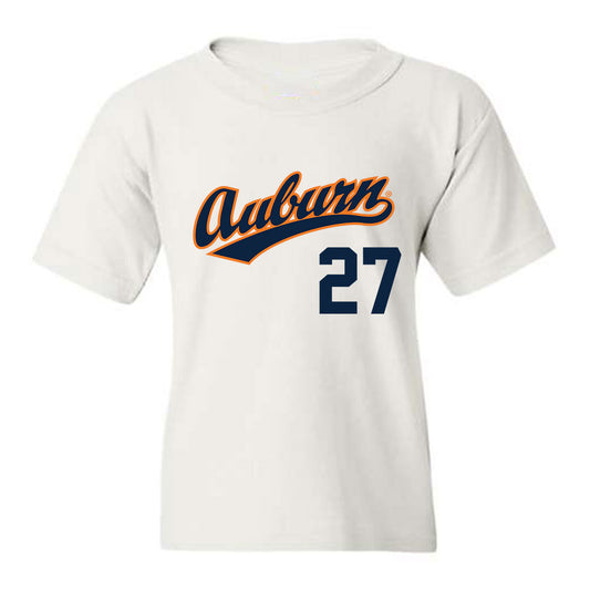 Auburn - NCAA Baseball : Bobby Peirce - Youth T-Shirt Replica Shersey