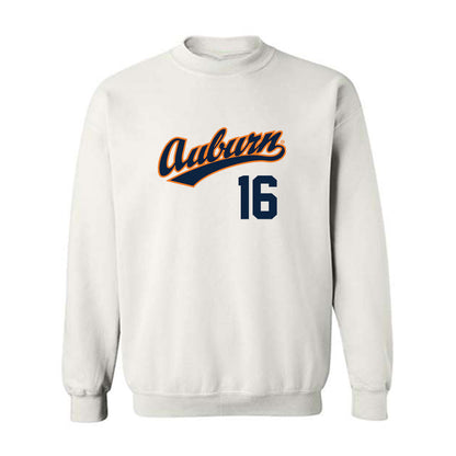 Auburn - NCAA Baseball : Cole Edwards - Crewneck Sweatshirt Replica Shersey