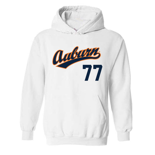 Auburn - NCAA Baseball : Zach Crotchfelt - Hooded Sweatshirt Replica Shersey