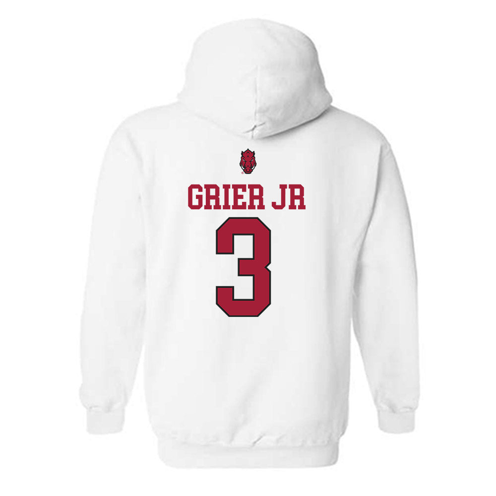 Arkansas - NCAA Football : Antonio Grier Jr - Hooded Sweatshirt