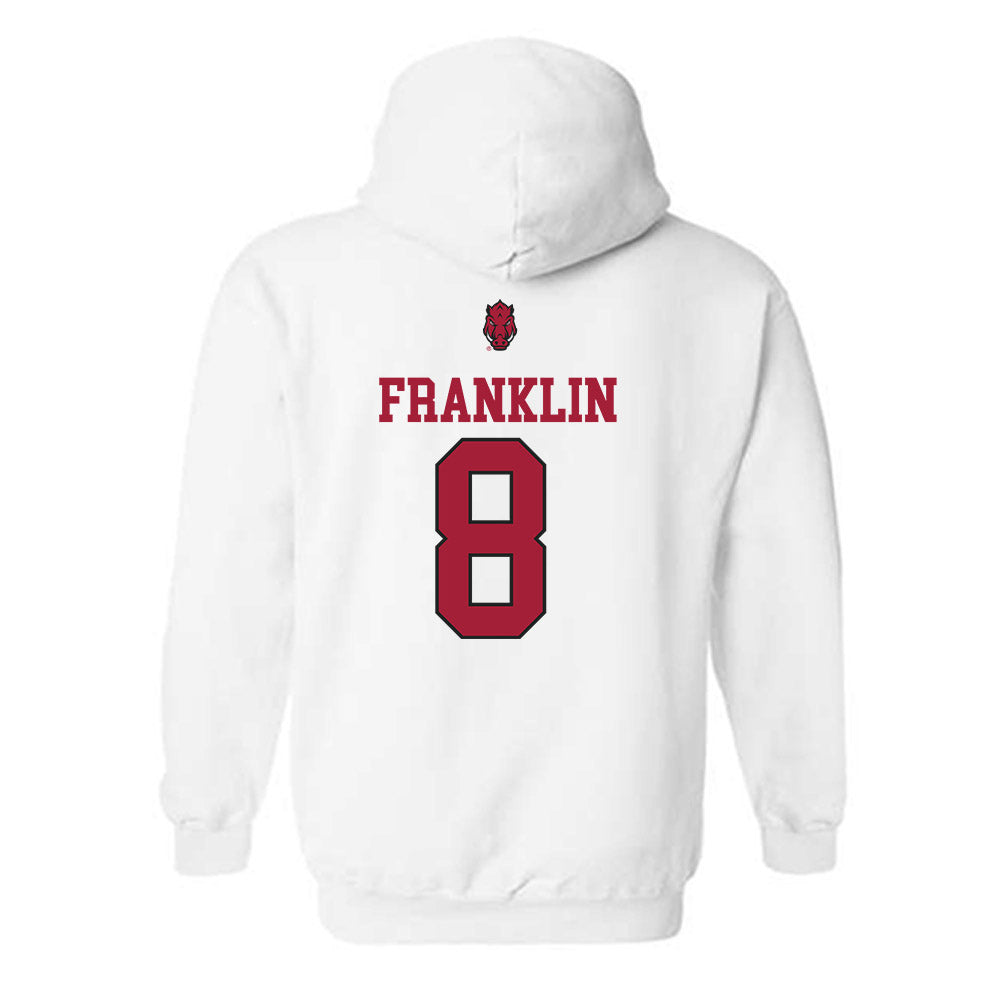 Arkansas - NCAA Women's Basketball : Bea Franklin - Hooded Sweatshirt Classic Shersey