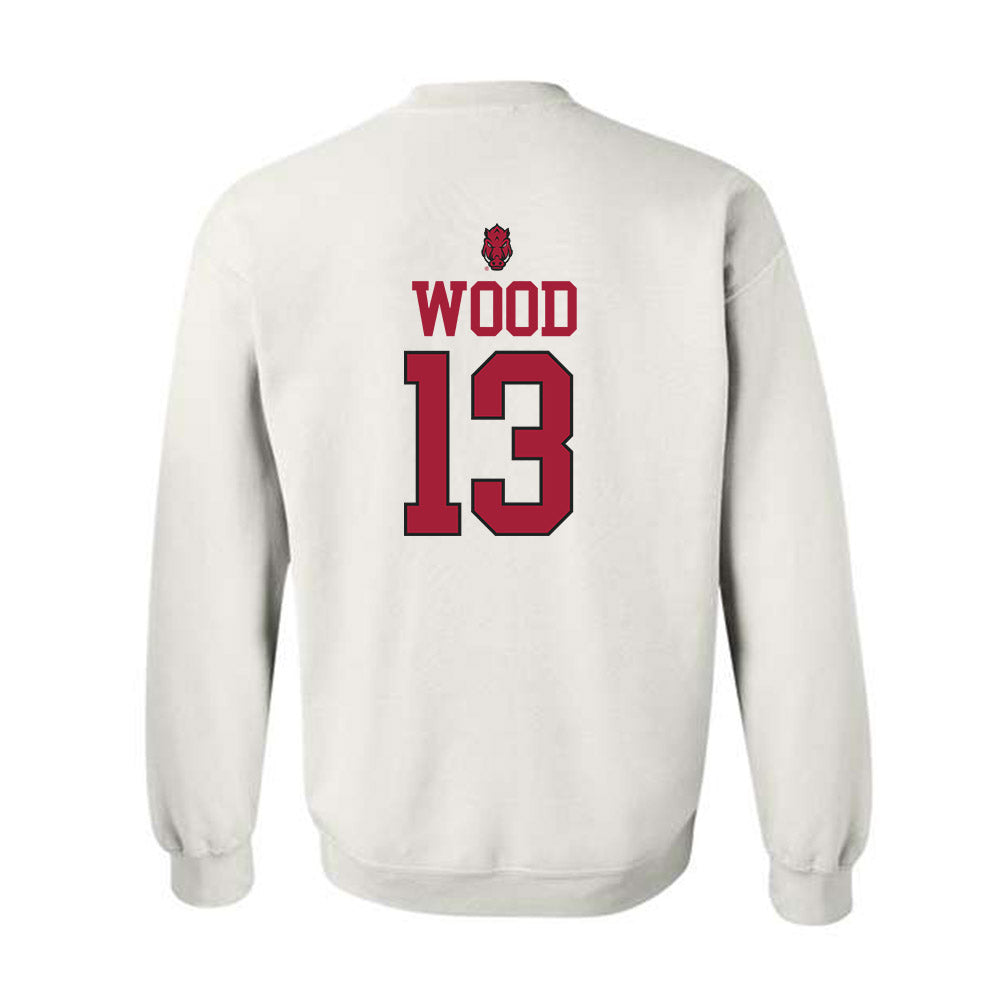 Arkansas - NCAA Softball : Kasey Wood - Crewneck Sweatshirt Classic Shersey