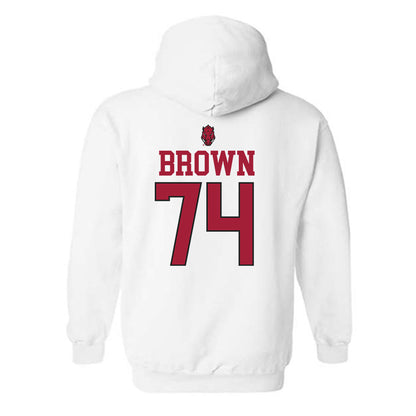 Arkansas - NCAA Football : Luke Brown - Hooded Sweatshirt