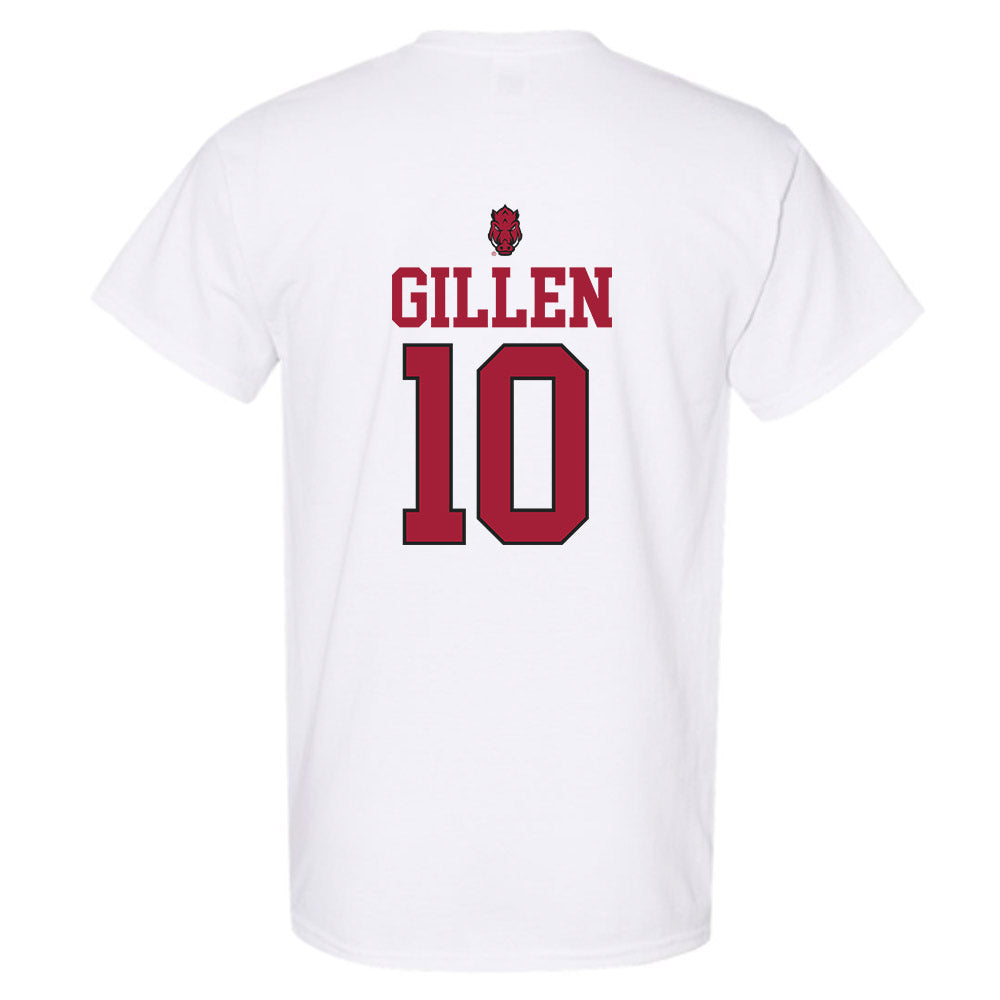 Arkansas - NCAA Women's Volleyball : Jillian Gillen Short Sleeve T-Shirt