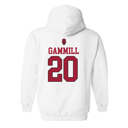 Arkansas - NCAA Softball : Hannah Gammill - Hooded Sweatshirt Classic Shersey