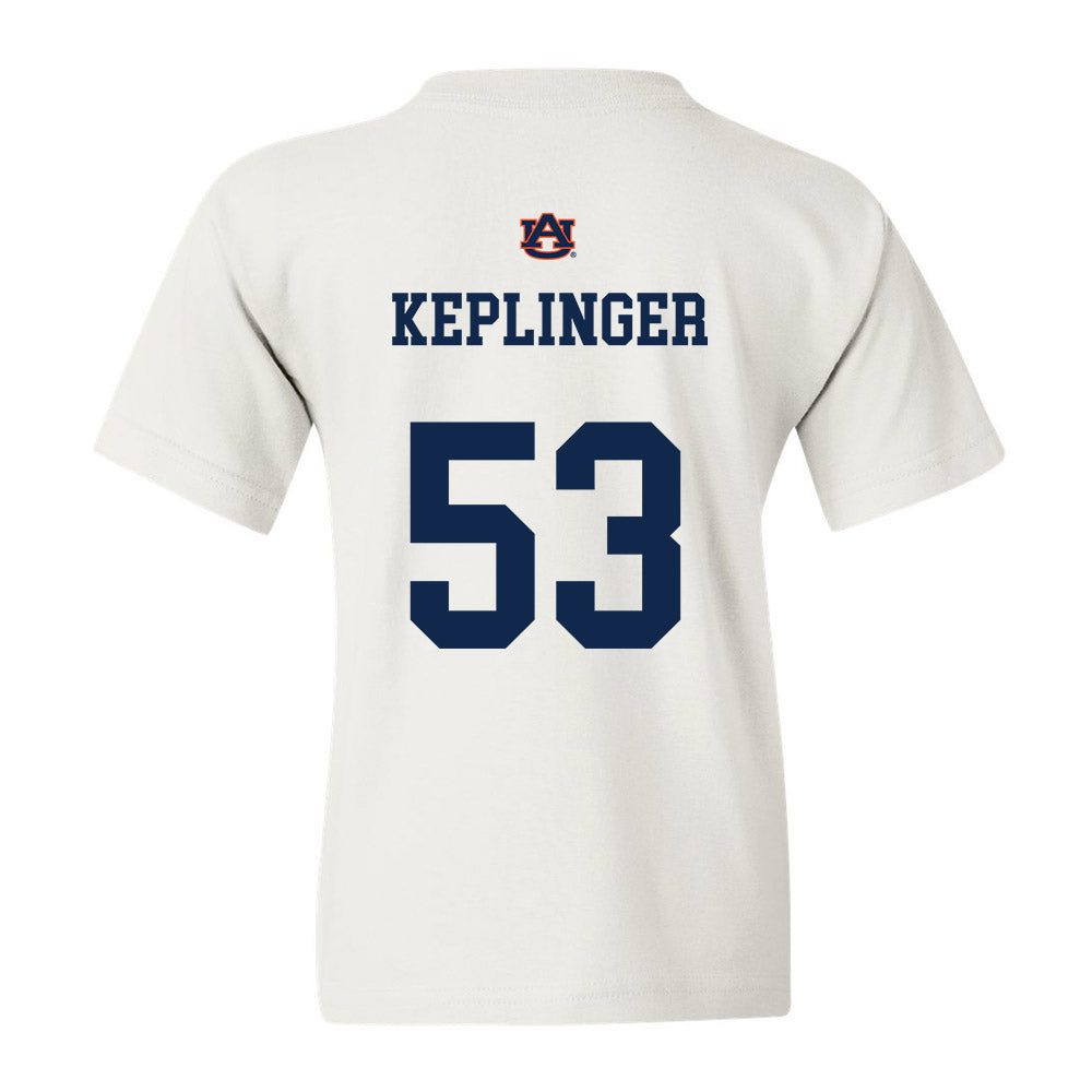 Auburn - NCAA Baseball : Konner Keplinger - Youth T-Shirt Sports Shersey