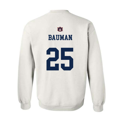 Auburn - NCAA Baseball : Tanner Bauman - Crewneck Sweatshirt Sports Shersey