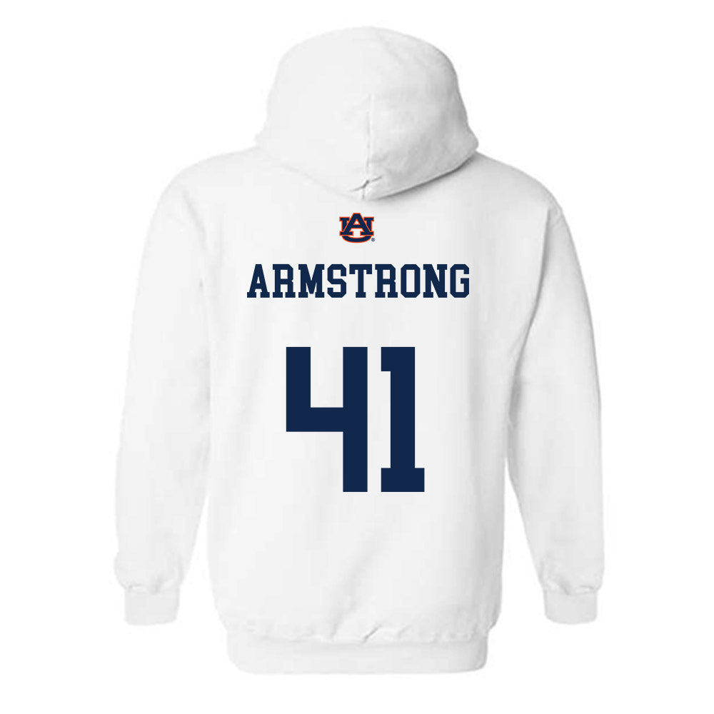 Auburn - NCAA Baseball : John Armstrong - Hooded Sweatshirt Sports Shersey