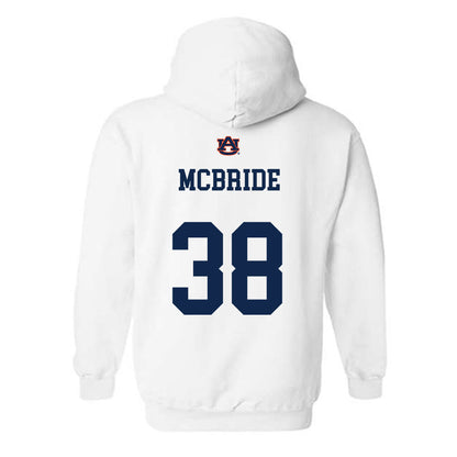 Auburn - NCAA Baseball : Conner McBride - Hooded Sweatshirt Sports Shersey